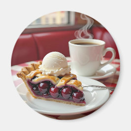 Íman Cherry Pie, Vanilla Sorvete e café