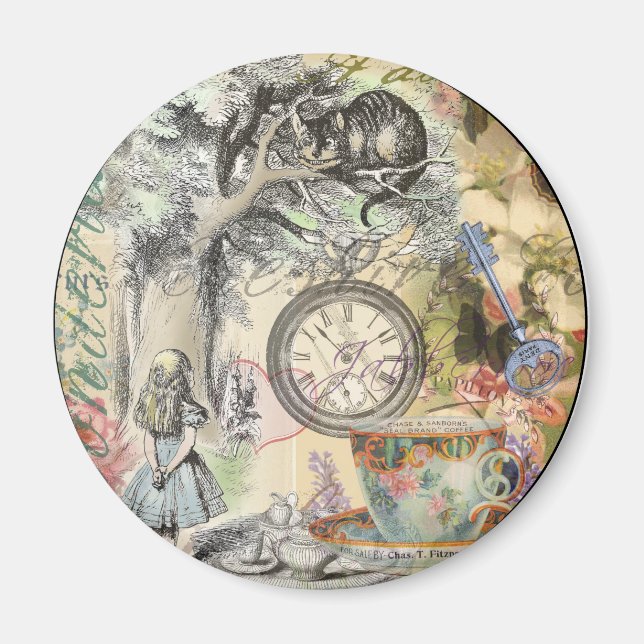 Íman Cheshire Cat Alice Wonderland Classic (Frente)