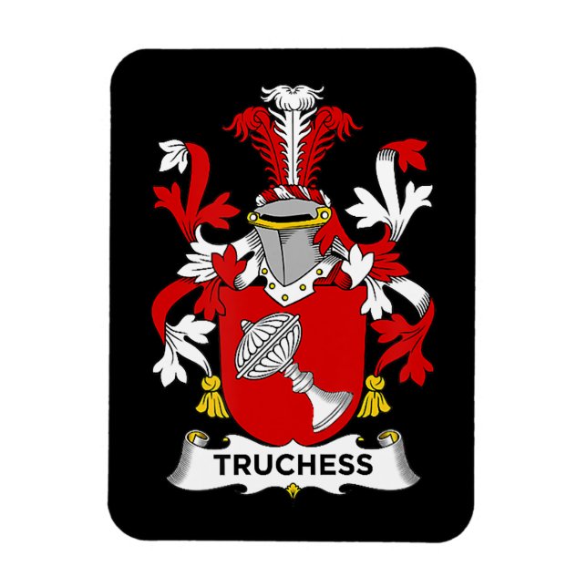 Íman Chess Lover| Casaco de armas da Truquesa - Proteçã (Vertical)