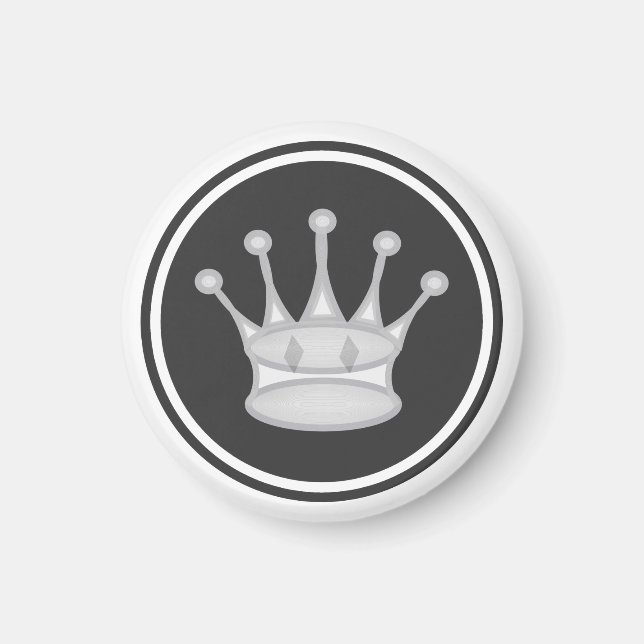 Íman Chess Piece White Queen (Frente)