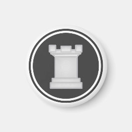 Íman Chess Piece White Rook