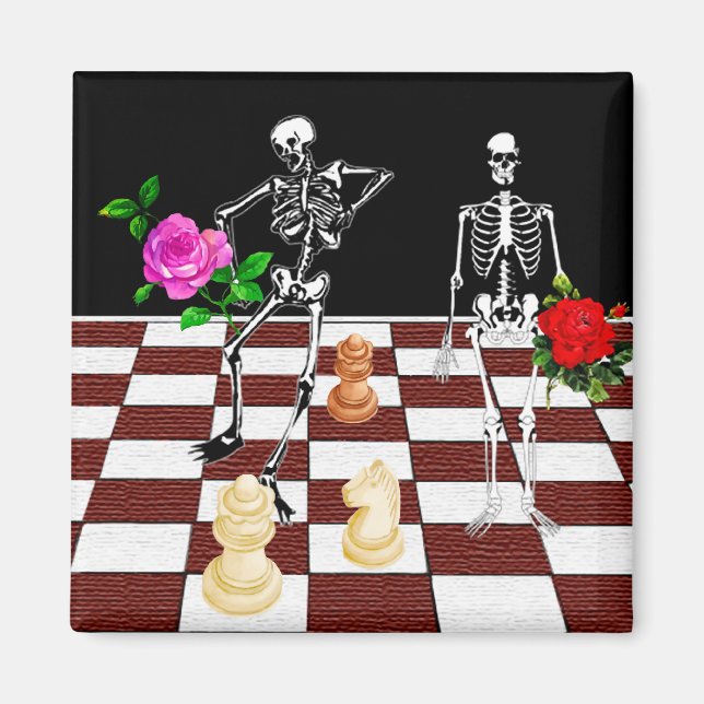 Íman Chess Skeletons (Frente)