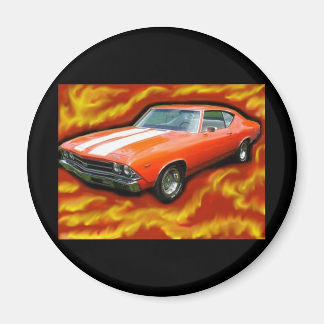 Íman Chevelle clássica Flamin (Frente)