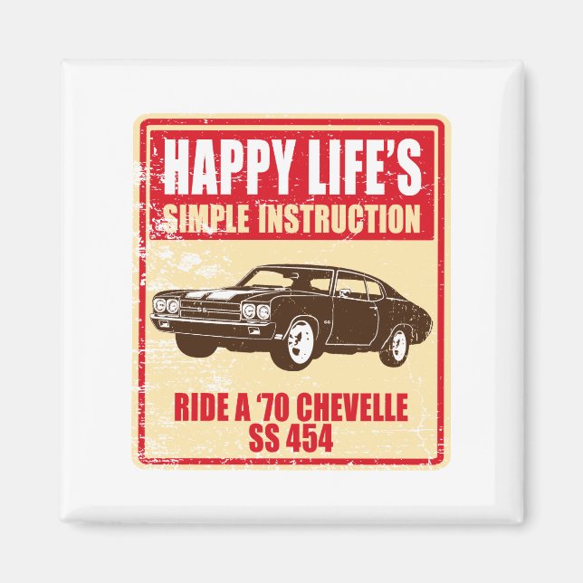 Íman Chevrolet Chevelle SS 454 (Frente)