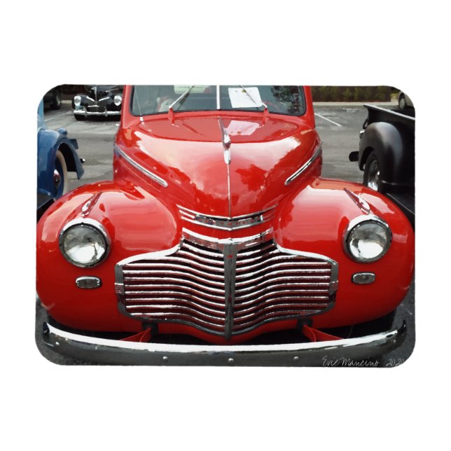 Íman Chevy Coupe Vermelho (Horizontal)