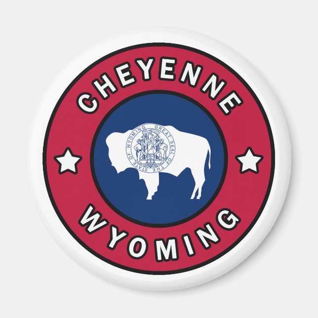Íman Cheyenne Wyoming (Frente)