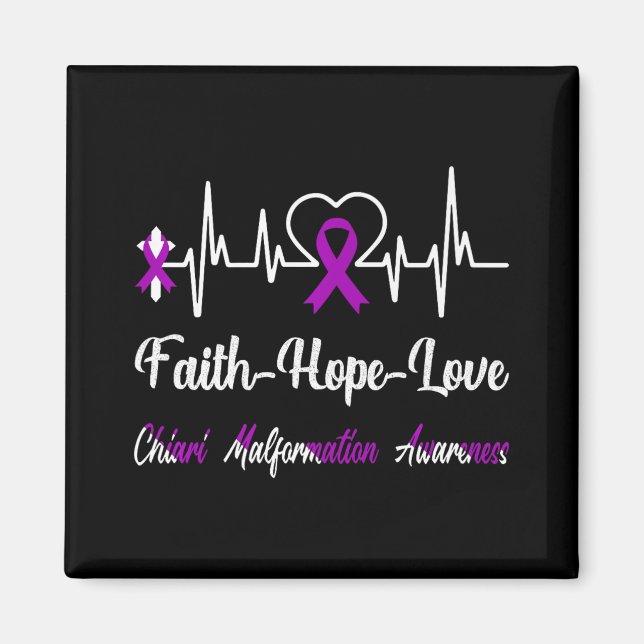 Íman Chiari Malformation Awarness Hearbeat Christian (Frente)