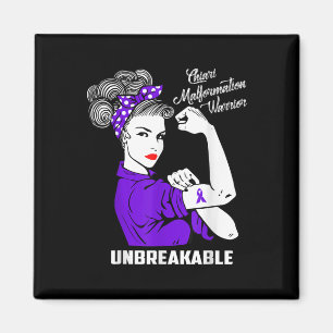 Íman Chiari Malformation Warrior Camisas Inseparáveis