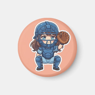 Íman Chibi Baseball 2026 Edition - Catcher Squat