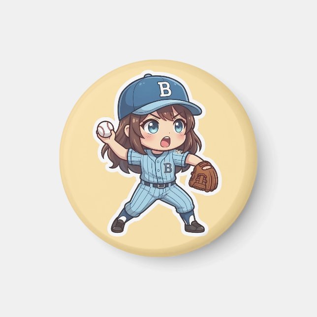 Íman Chibi Baseball 2026 Edition - Pitcher Stride (Frente)