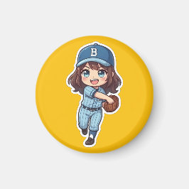 Íman Chibi Baseball Edição 2026 - Fielder The Cannon