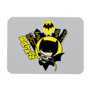 Íman Chibi Batman Escalando A Cidade