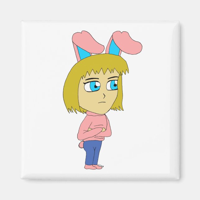 Íman chibi bunnygirl (Frente)