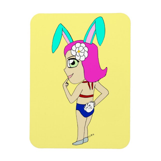 Íman chibi bunnygirl (Vertical)
