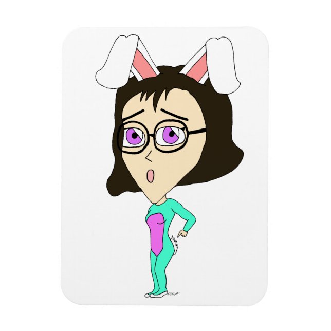 Íman chibi bunnygirl (Vertical)