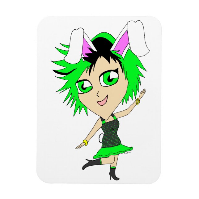 Íman chibi bunnygirl (Vertical)