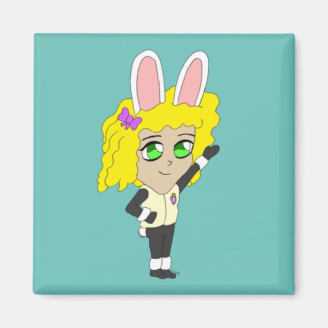 Íman chibi bunnygirl (Frente)
