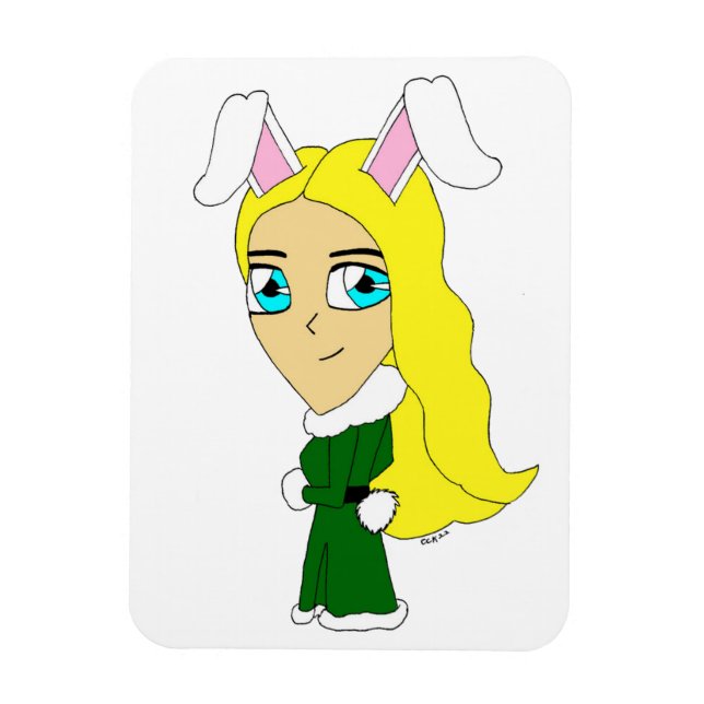 Íman chibi bunnygirl (Vertical)