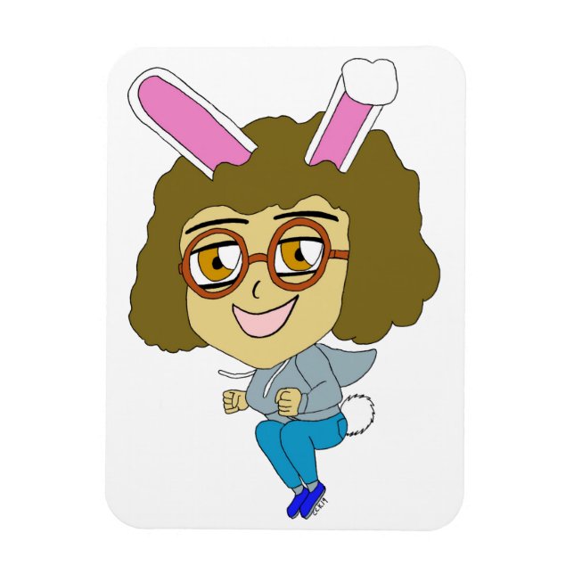 Íman chibi bunnygirl (Vertical)
