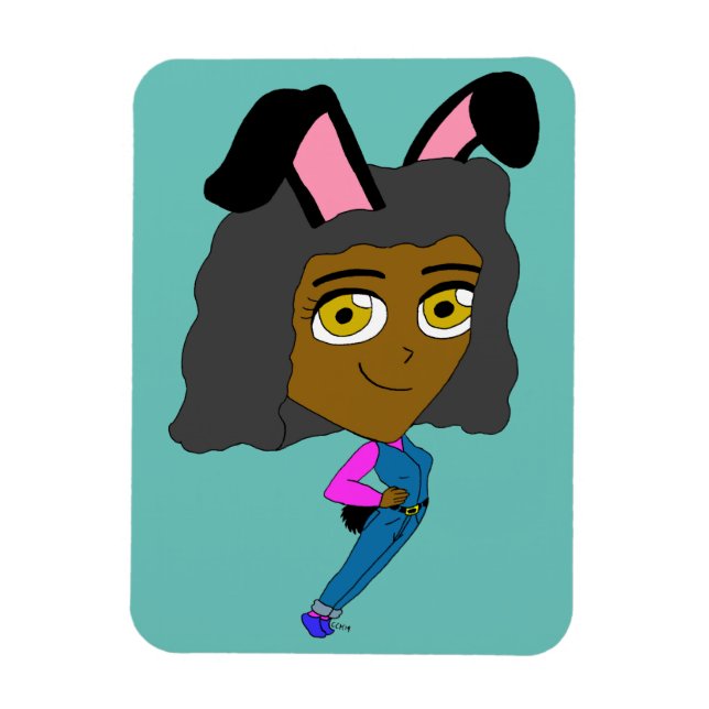 Íman chibi bunnygirl (Vertical)