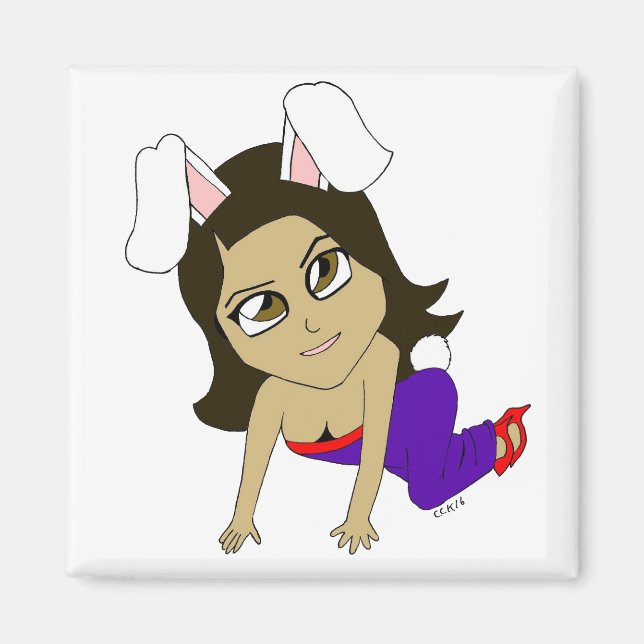 Íman chibi bunnygirl (Frente)