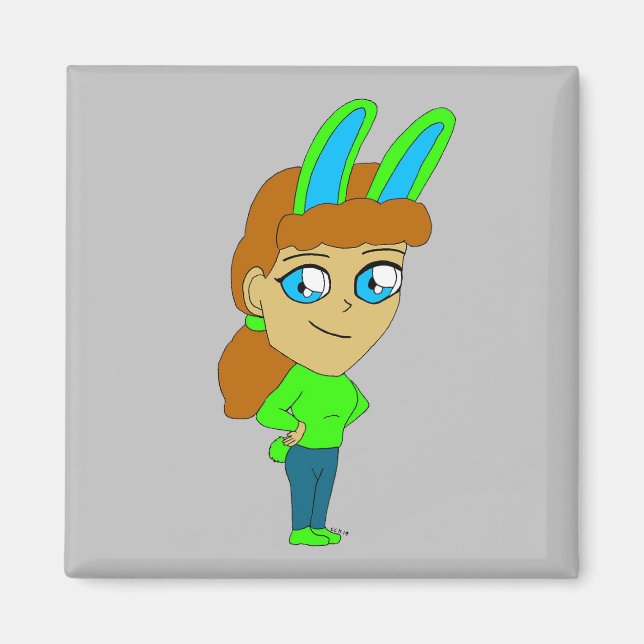 Íman chibi bunnygirl (Frente)