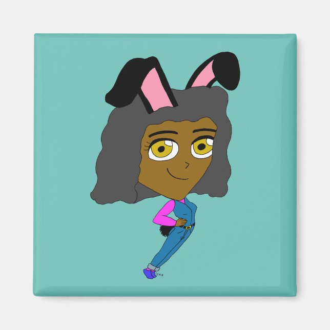 Íman chibi bunnygirl (Frente)