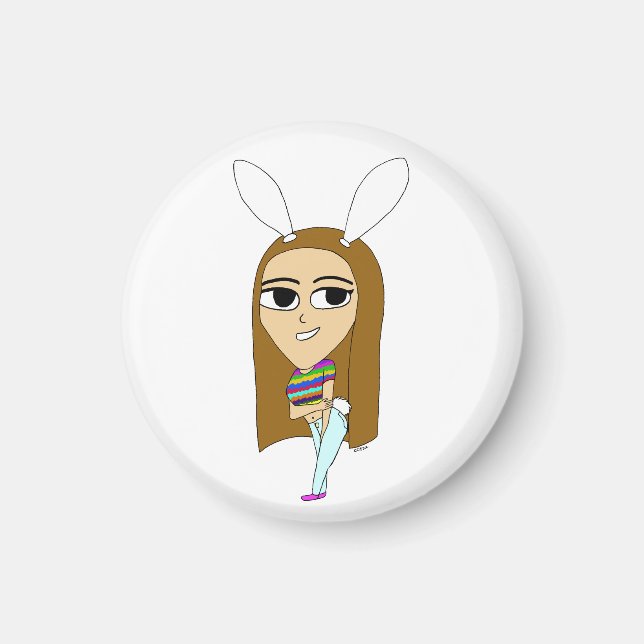 Íman chibi bunnygirl    (Frente)