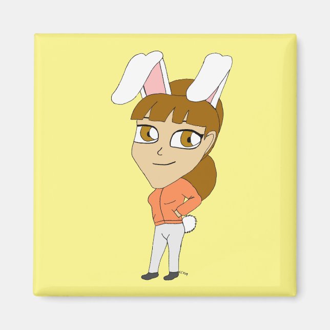 Íman chibi bunnygirl (Frente)