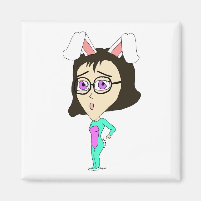 Íman chibi bunnygirl (Frente)