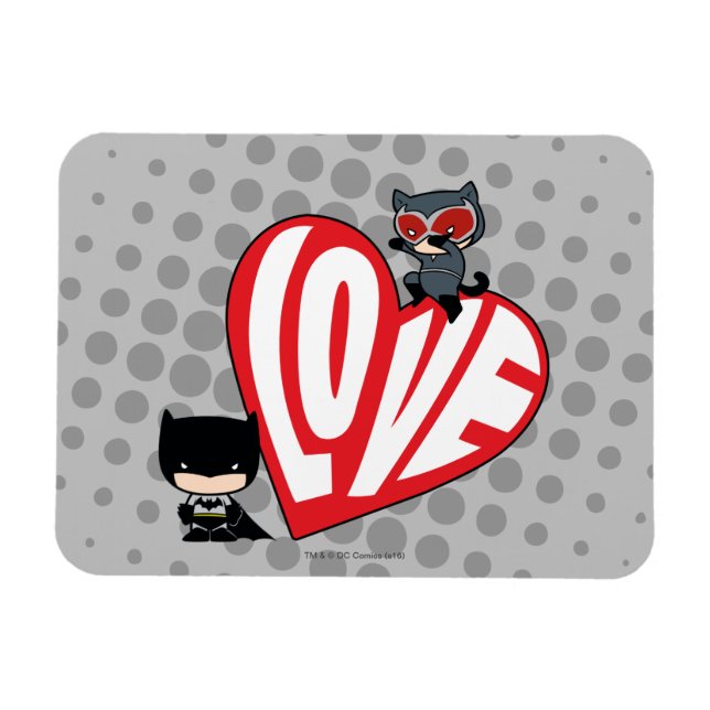 Íman Chibi CatWomen Punt em Batman (Horizontal)