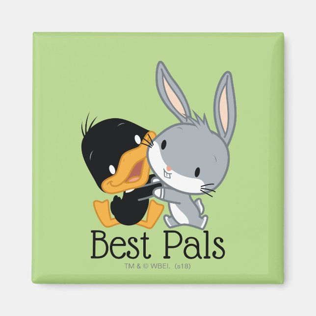 Íman Chibi DAFFY DUCK™ e INSETOS BUNNY™ (Frente)