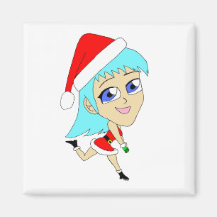 Íman chibi de férias  