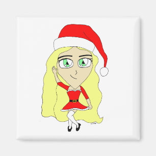 Íman Chibi de Natal  