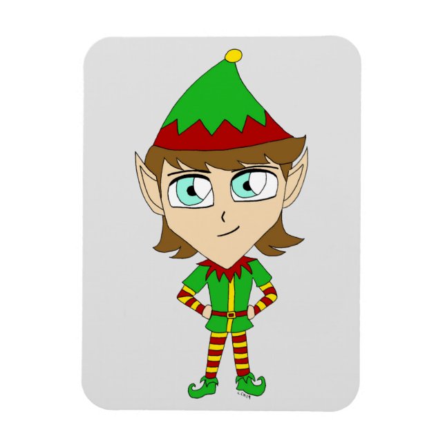 Íman chibi elf (Vertical)