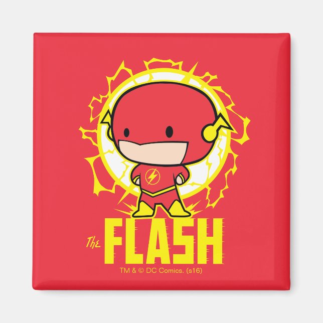 Íman Chibi Flash com eletricidade (Frente)