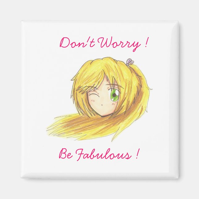 Íman Chibi Head Ran Magnet (Frente)