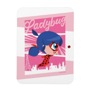 Íman Chibi Ladybug em Paris