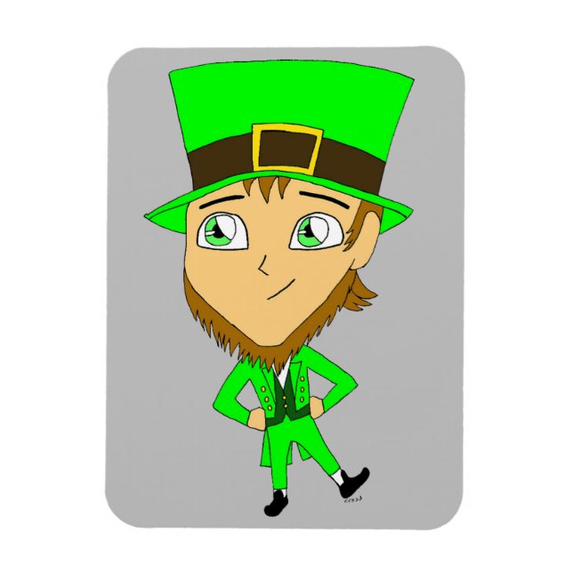 Íman chibi leprechaun (Vertical)