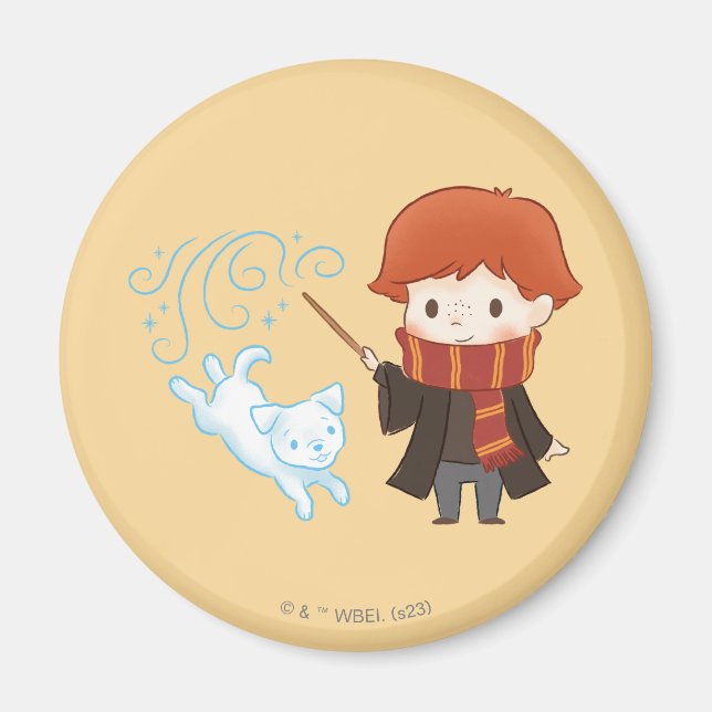 Íman Chibi Ron Weasley Patronus (Frente)