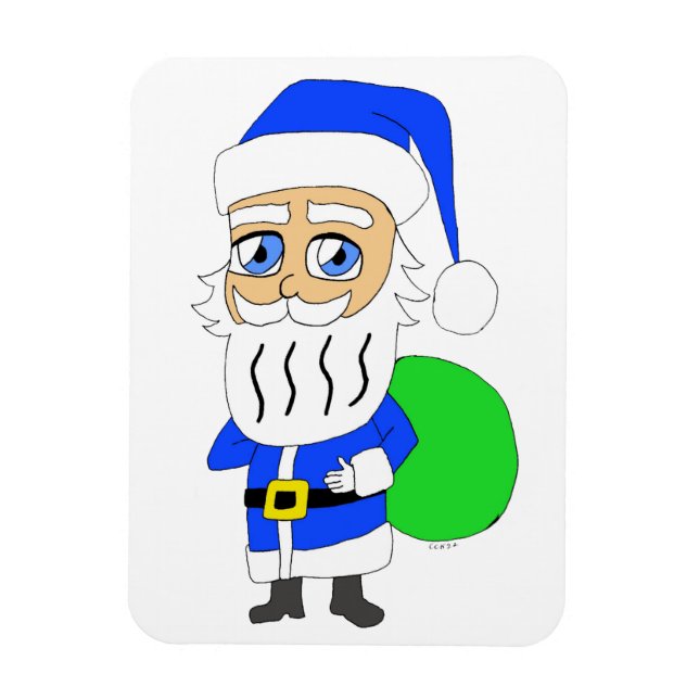 Íman chibi Santa Claus (Vertical)