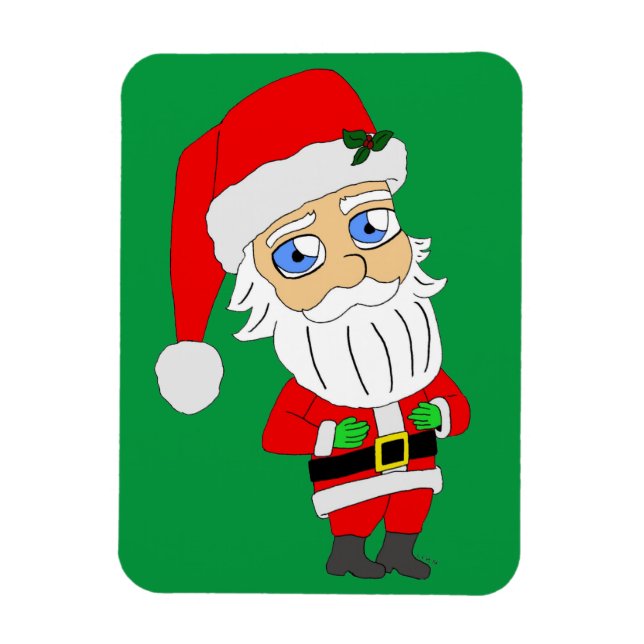 Íman chibi santa claus (Vertical)