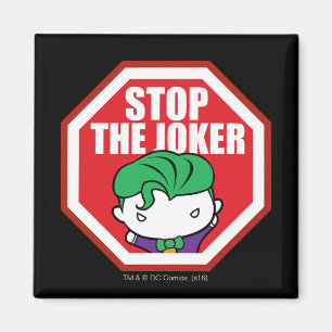 Íman Chibi - Sinal "Stop The Joker"