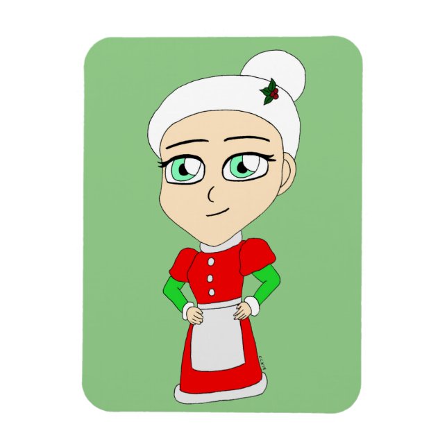 Íman chibi sra. claus (Vertical)