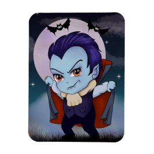 Íman Chibi Vampire And Bats