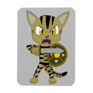 Íman Chibi Warrior Cat