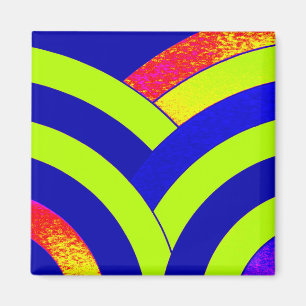 Íman chic chevron elegante