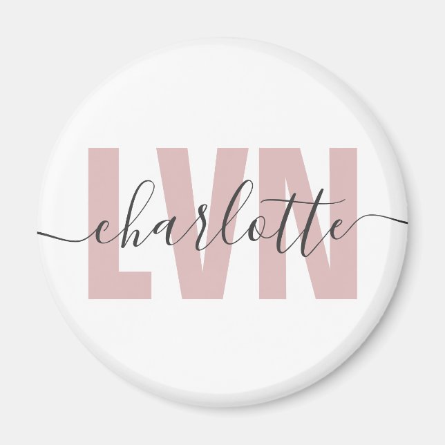 Íman Chic de Enfermeiro Profissional Licenciado LVN Per (Frente)