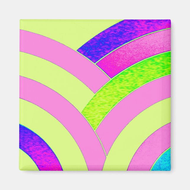 Íman chic elegante chevron (Frente)