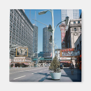 Íman Chicago abril 1967 Teatro State Lake Magnet